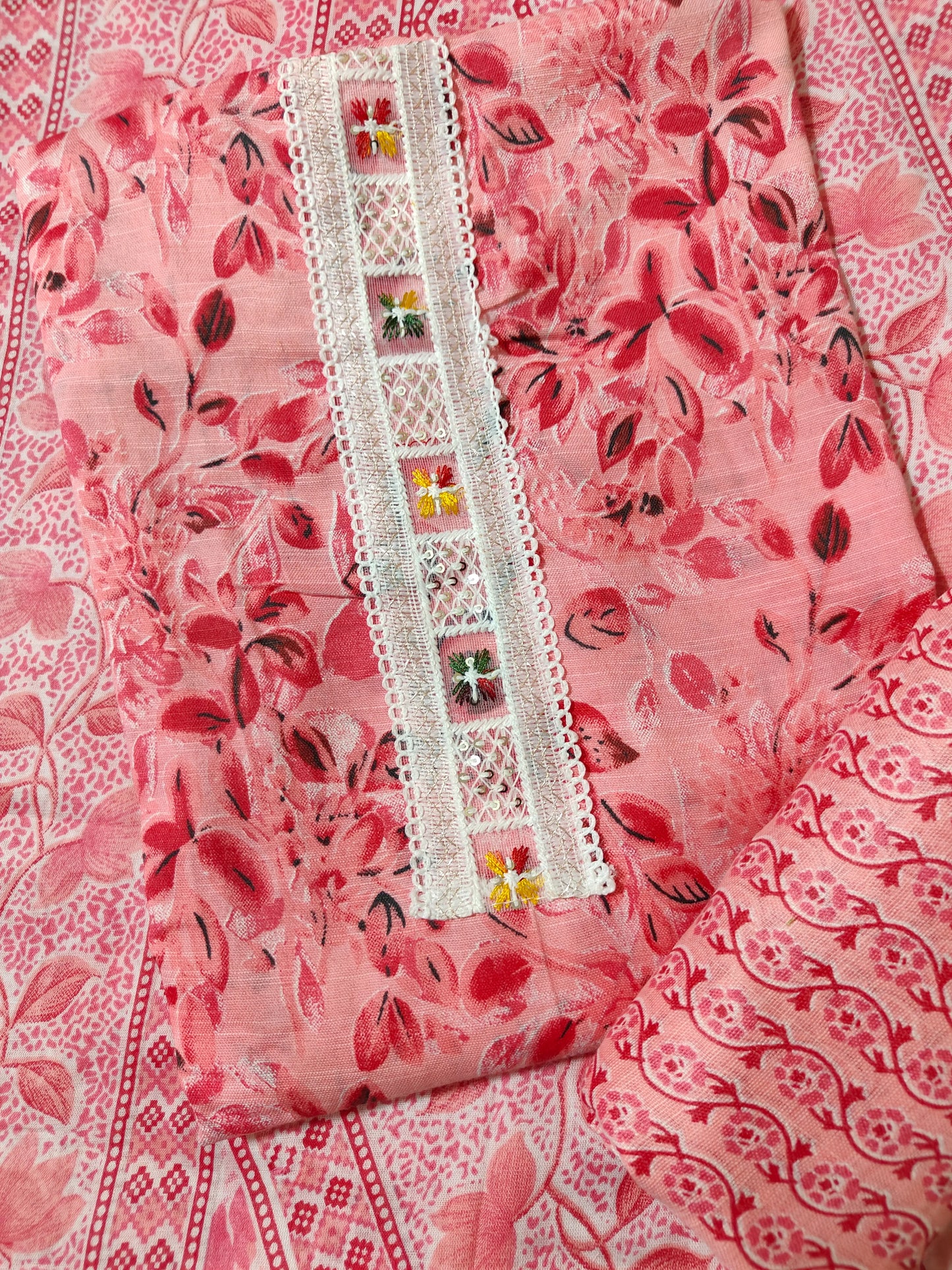 Cotton Salwar Suit Dress Material (Cotton, Unstitched)