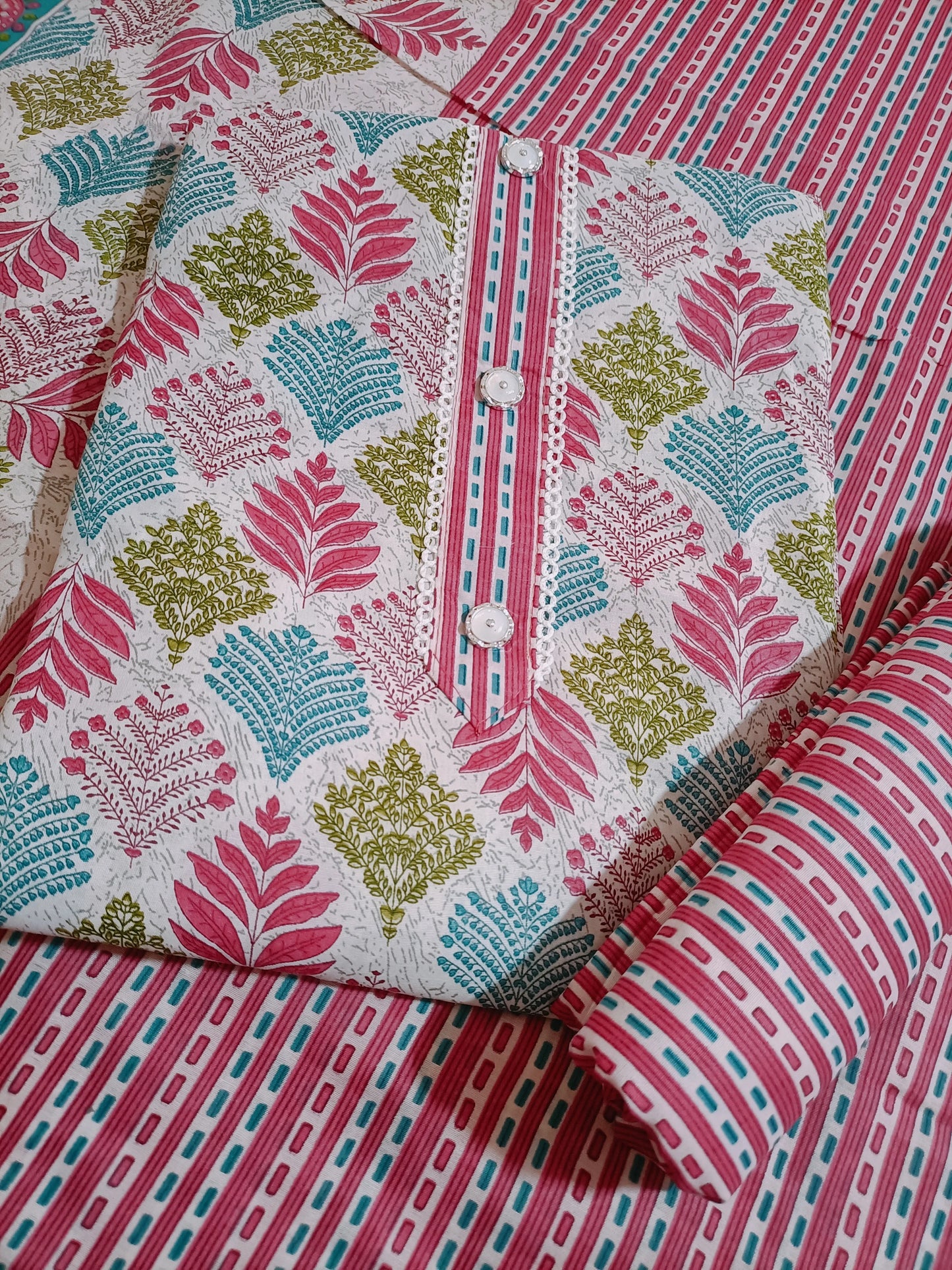 Cotton Salwar Suit Dress Material (Cotton, Unstitched)