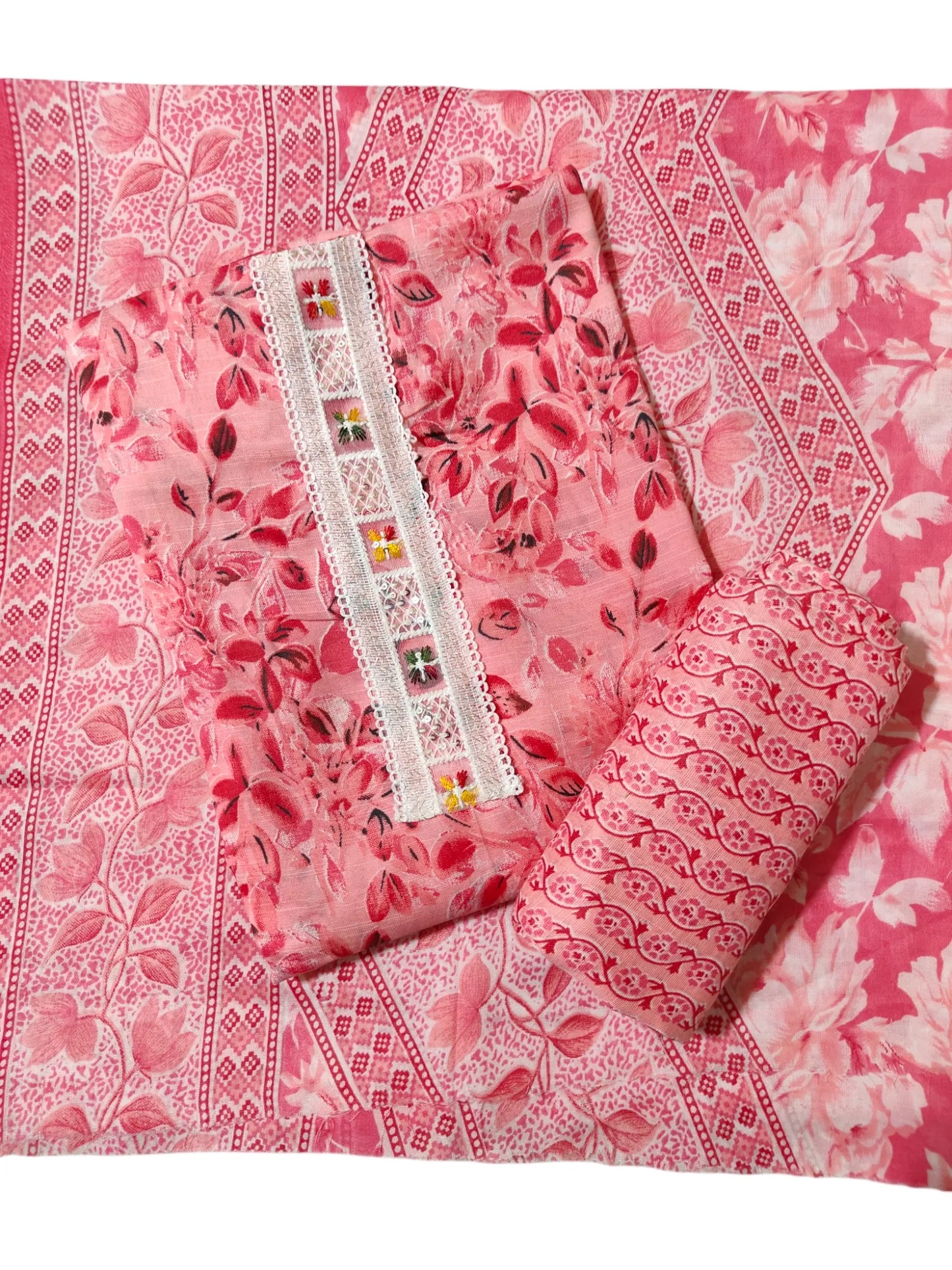 Cotton Salwar Suit Dress Material (Cotton, Unstitched)