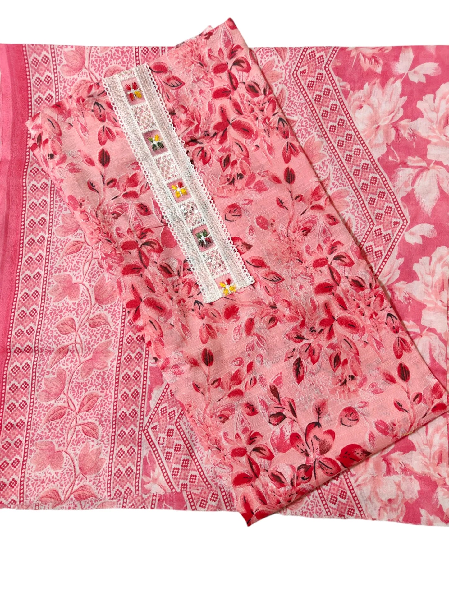 Cotton Salwar Suit Dress Material (Cotton, Unstitched)