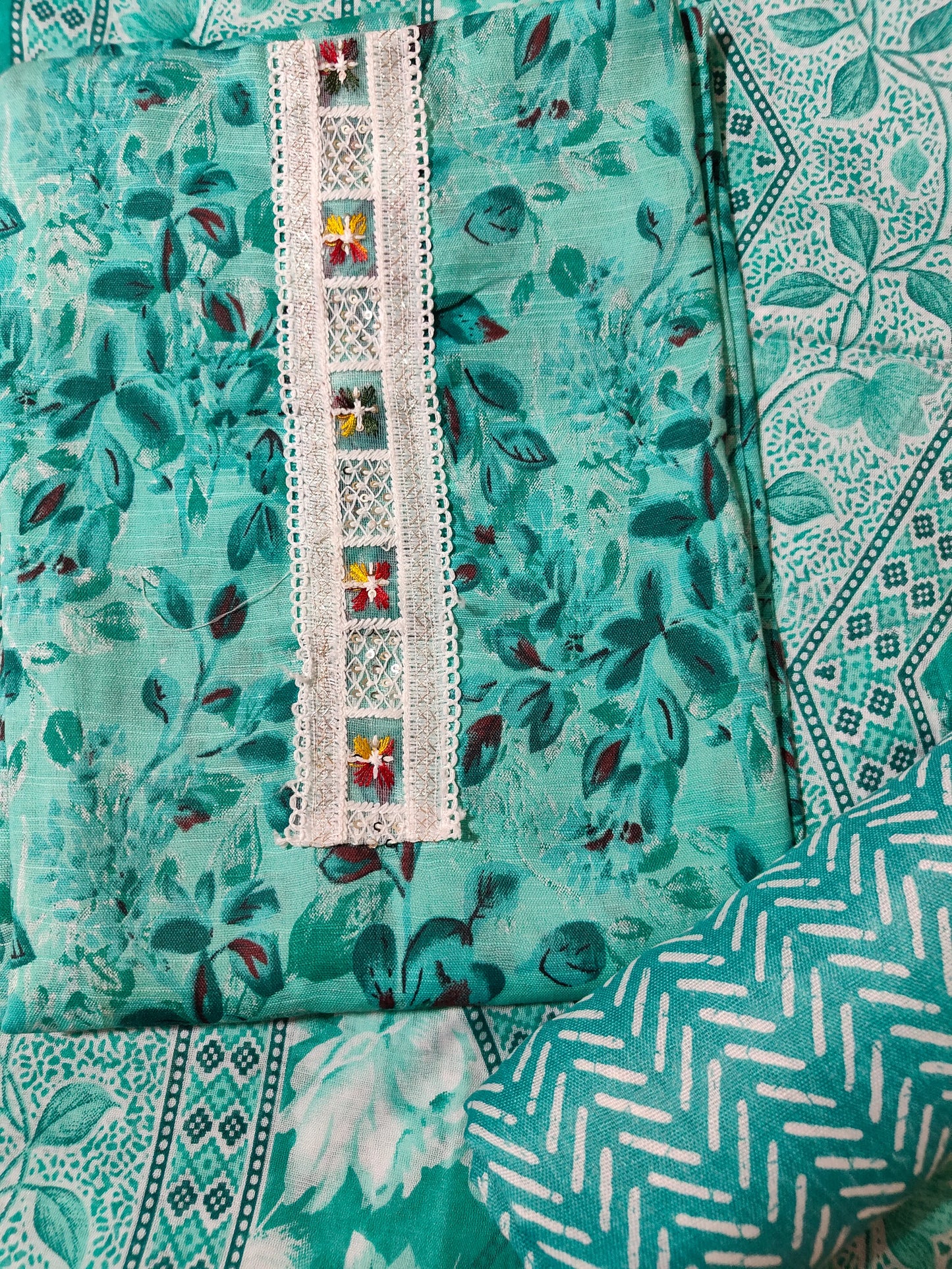 Cotton Salwar Suit Dress Material (Cotton, Unstitched)