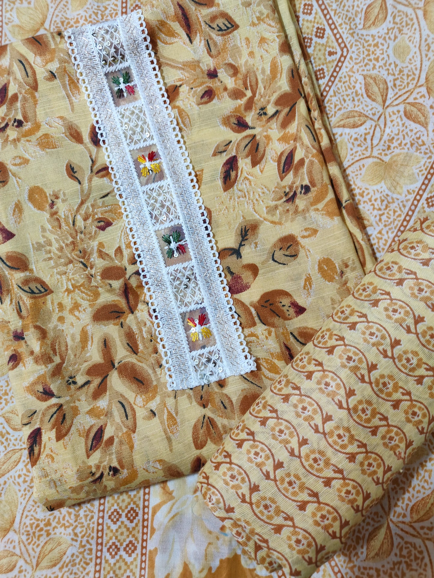 Cotton Salwar Suit Dress Material (Cotton, Unstitched)
