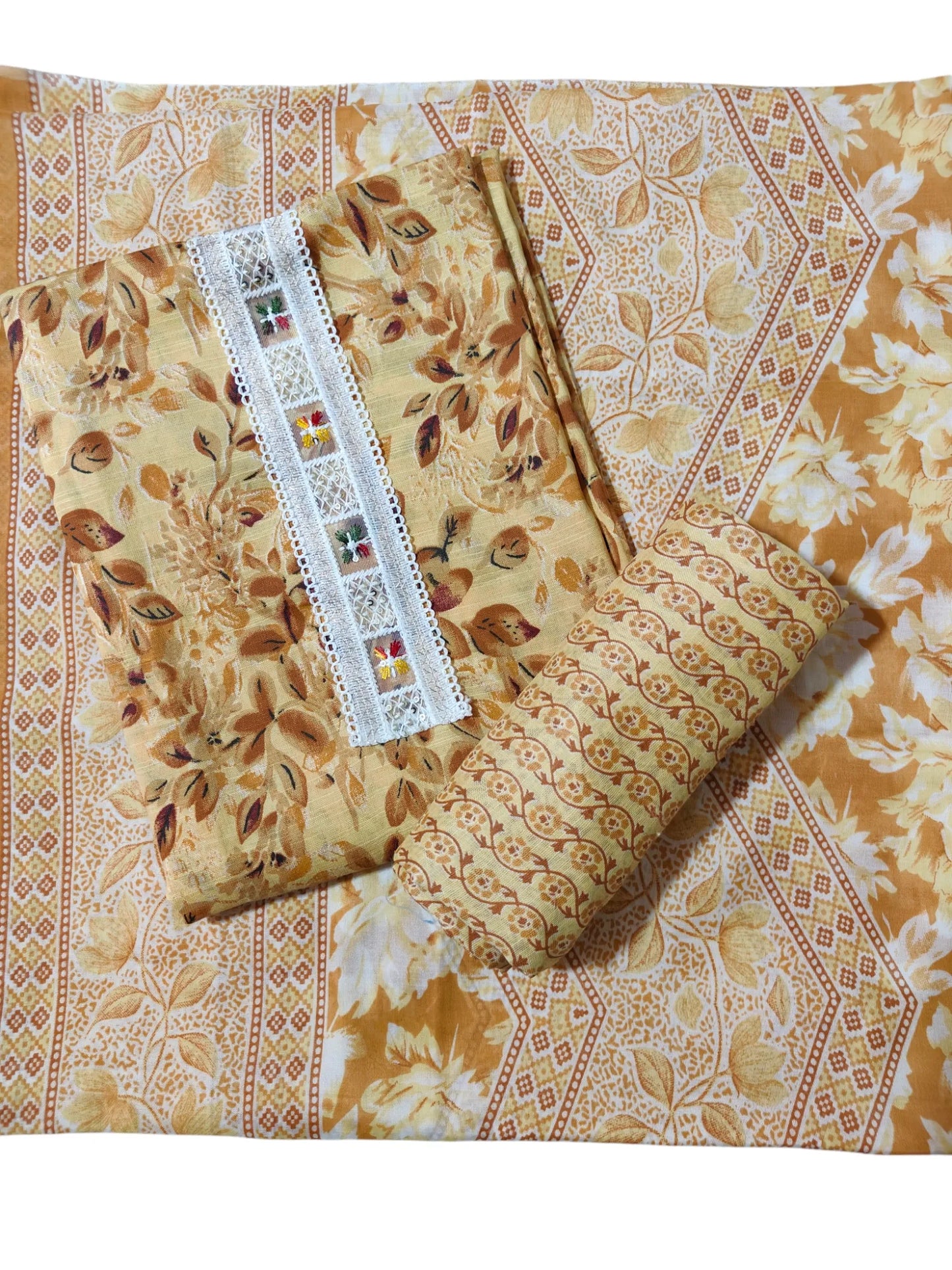 Cotton Salwar Suit Dress Material (Cotton, Unstitched)
