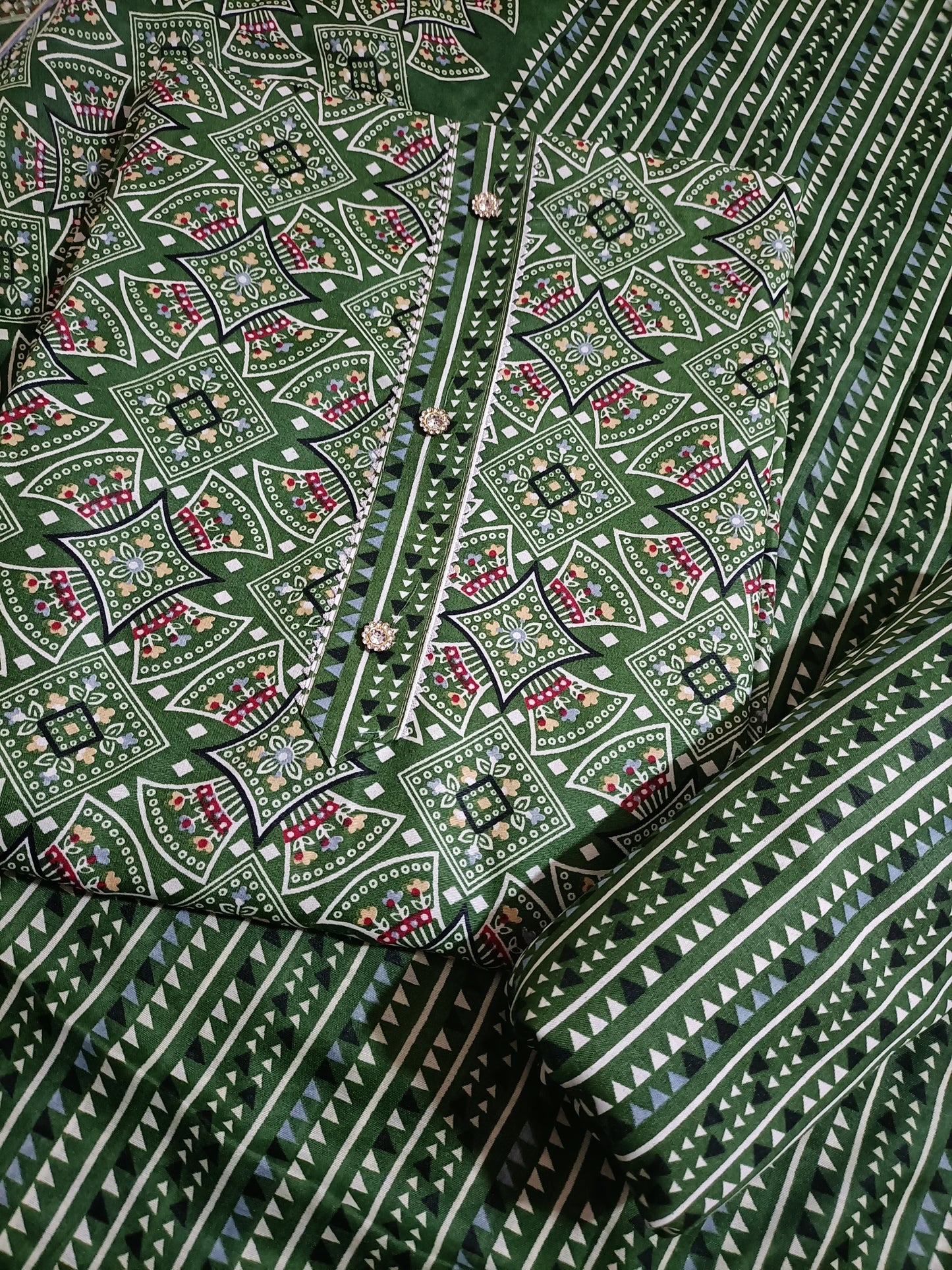 Cotton Salwar Suit Dress Material (Cotton, Unstitched)