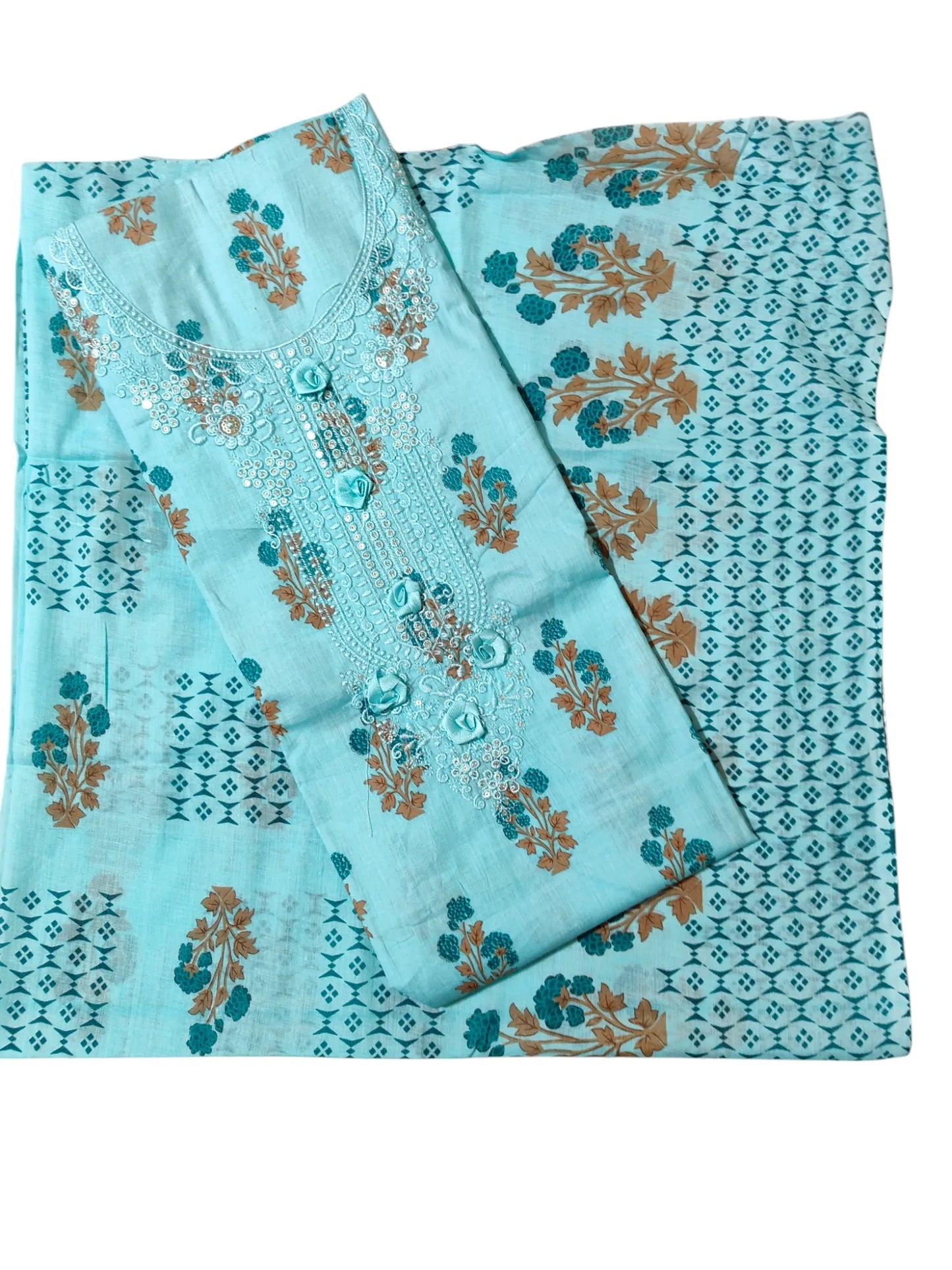 Cotton Salwar Suit Dress Material (Cotton, Unstitched)