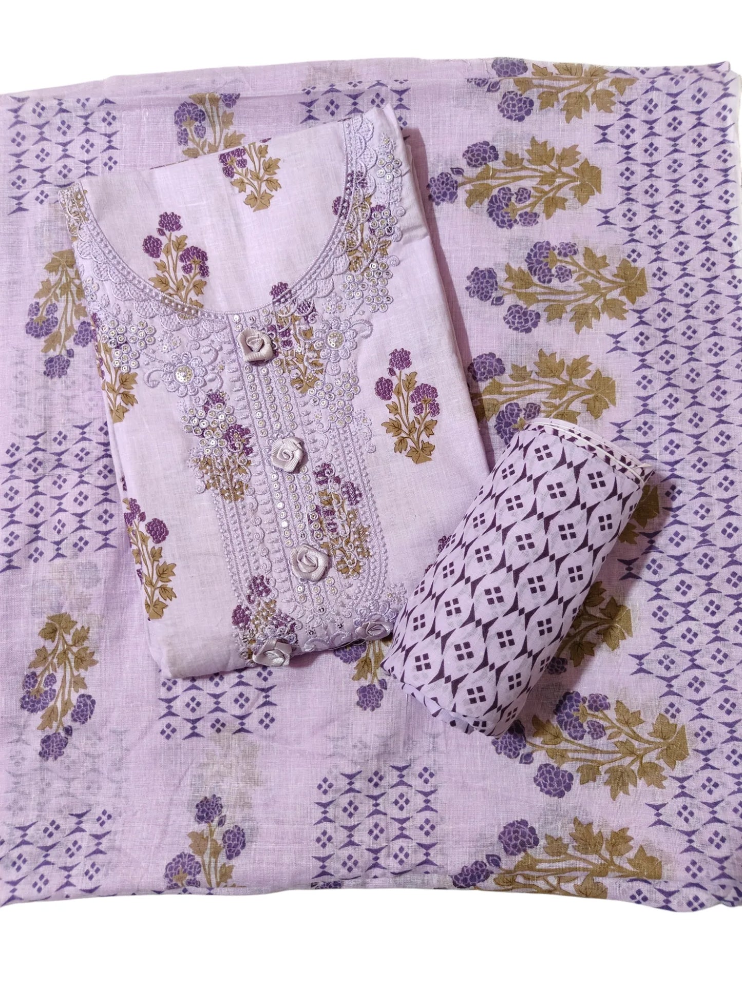 Cotton Salwar Suit Dress Material (Cotton, Unstitched)