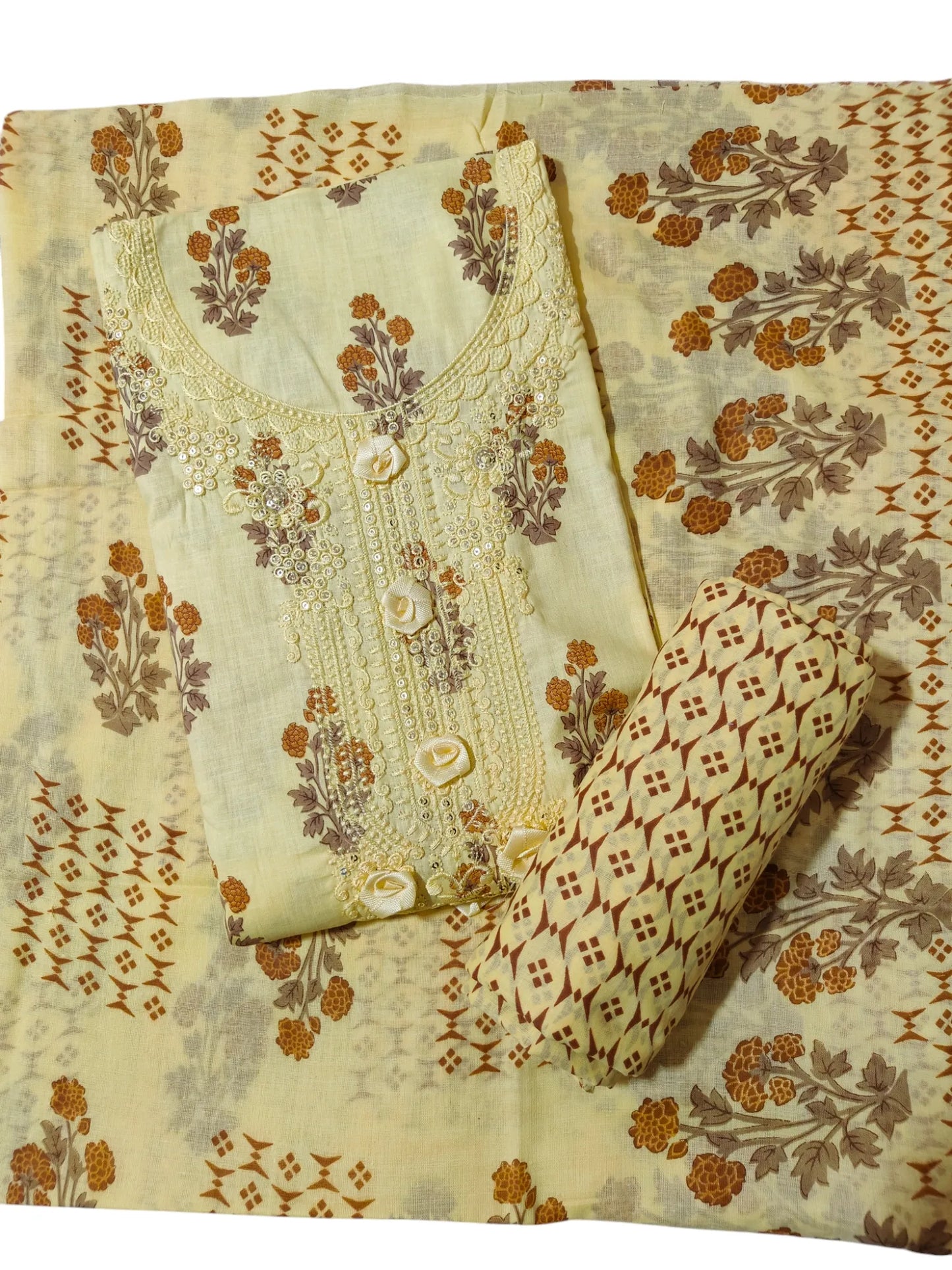 Cotton Salwar Suit Dress Material (Cotton, Unstitched)