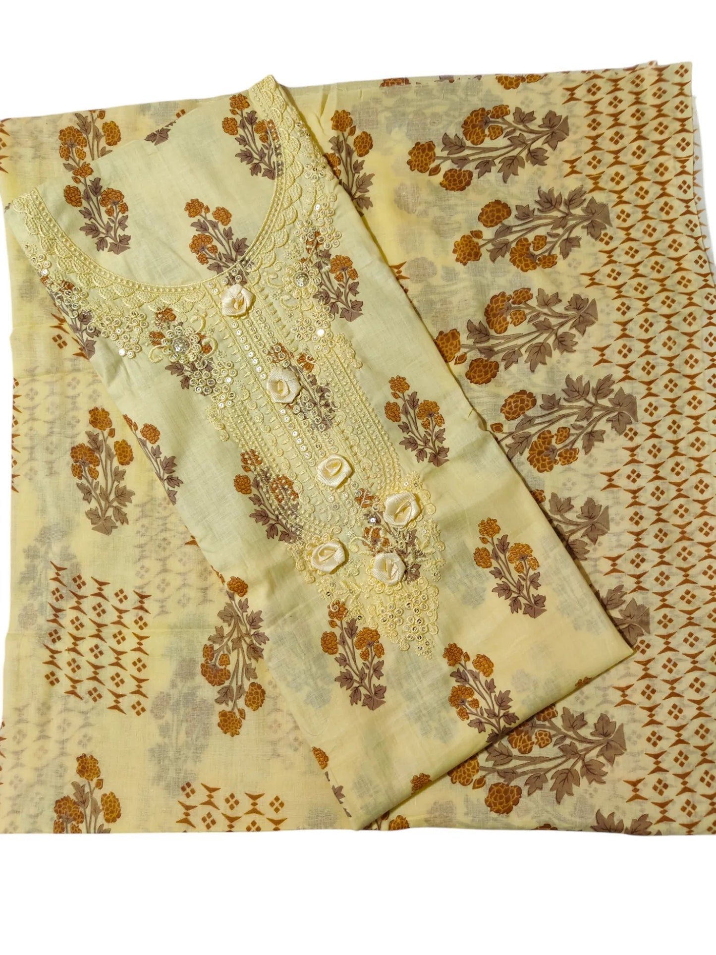 Cotton Salwar Suit Dress Material (Cotton, Unstitched)