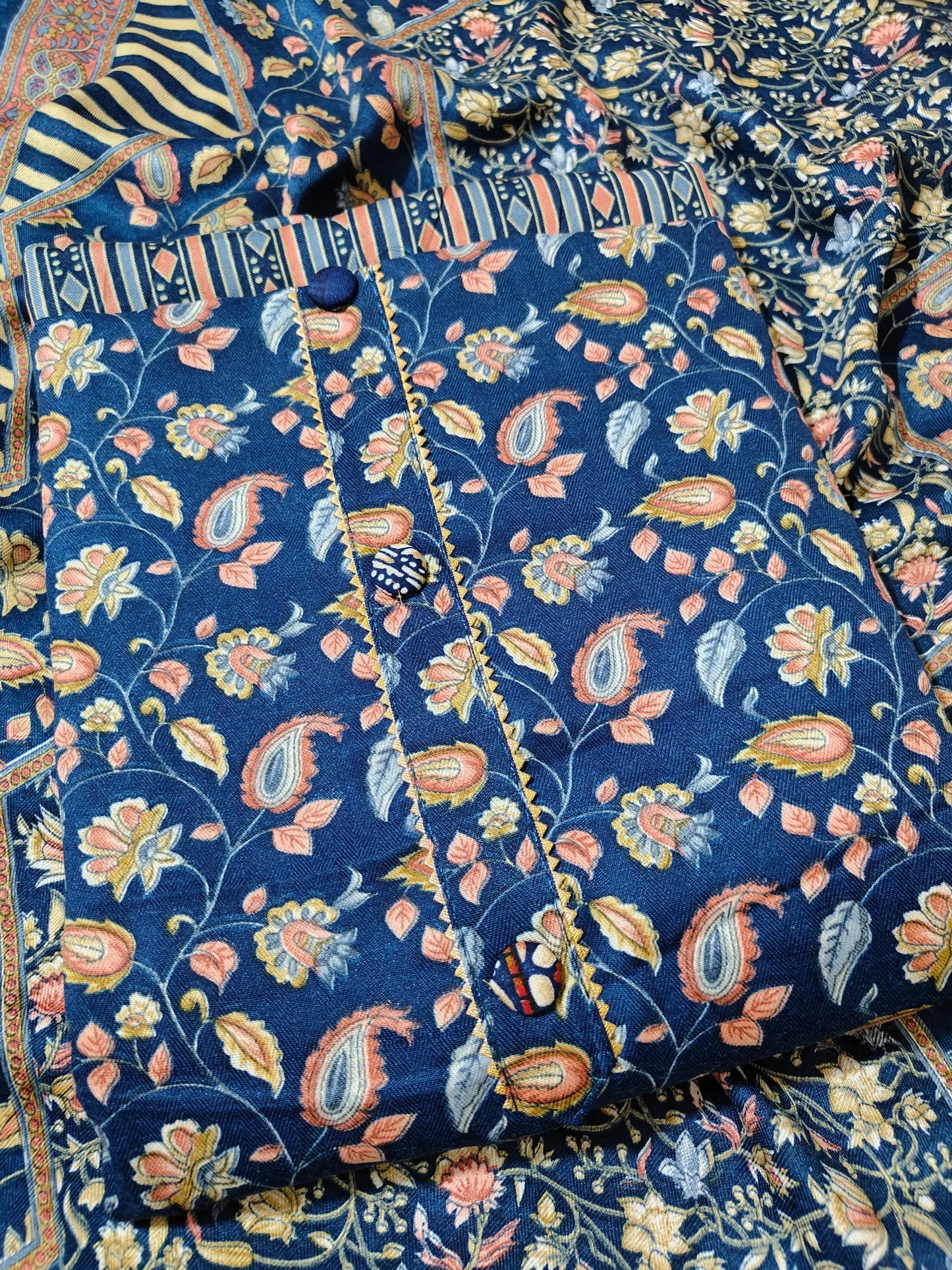 Pashmina Dress Material (Unstitched Salwar Suit) -BBQSTYLE