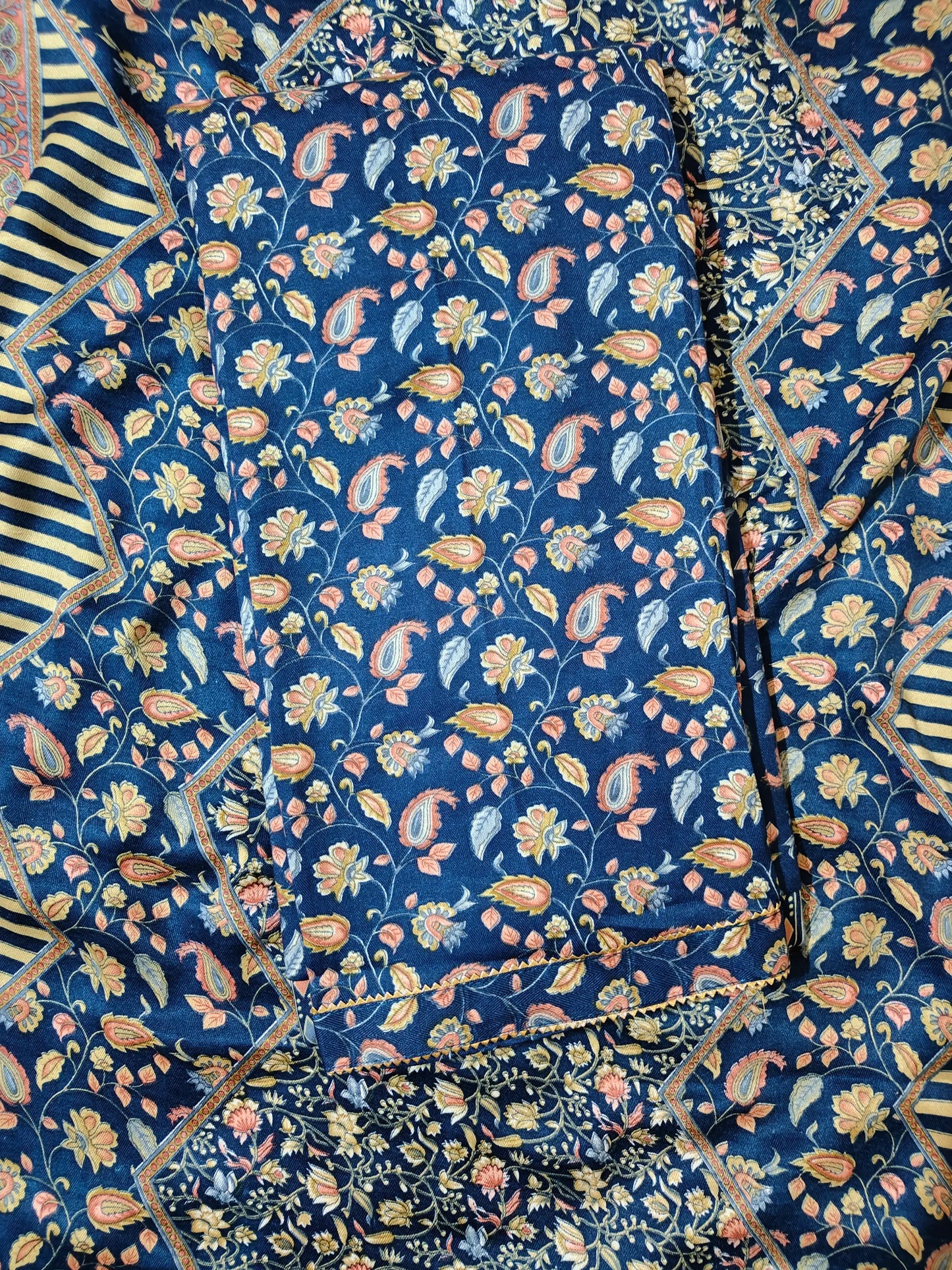 Pashmina Dress Material (Unstitched Salwar Suit) -BBQSTYLE