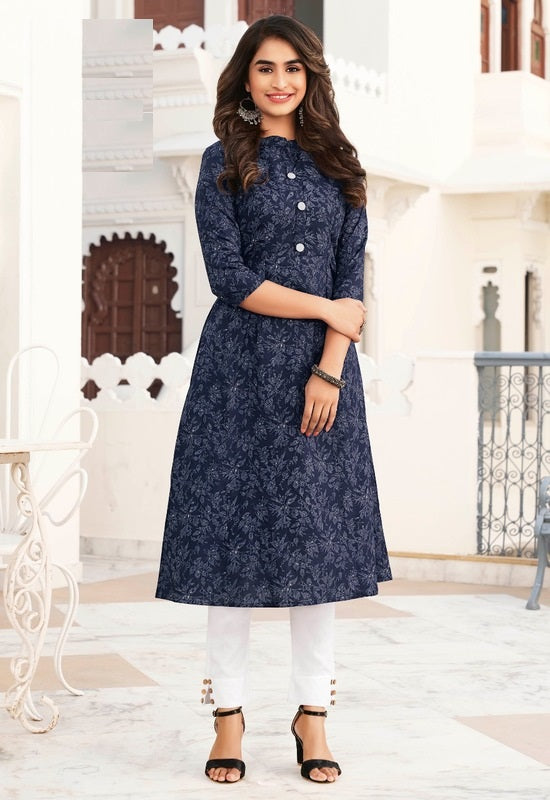 Cotton Kurti Material ( Fabric ) -BBQSTYLE – Blueberry Boutique