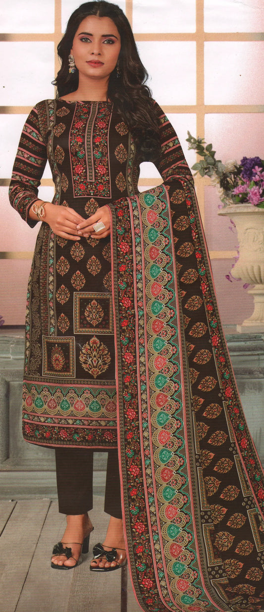 Pashmina Dress Material (Unstitched Salwar Suit)