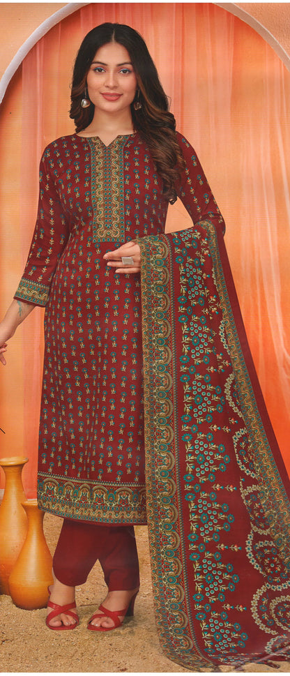 Pashmina Dress Material (Unstitched Salwar Suit)