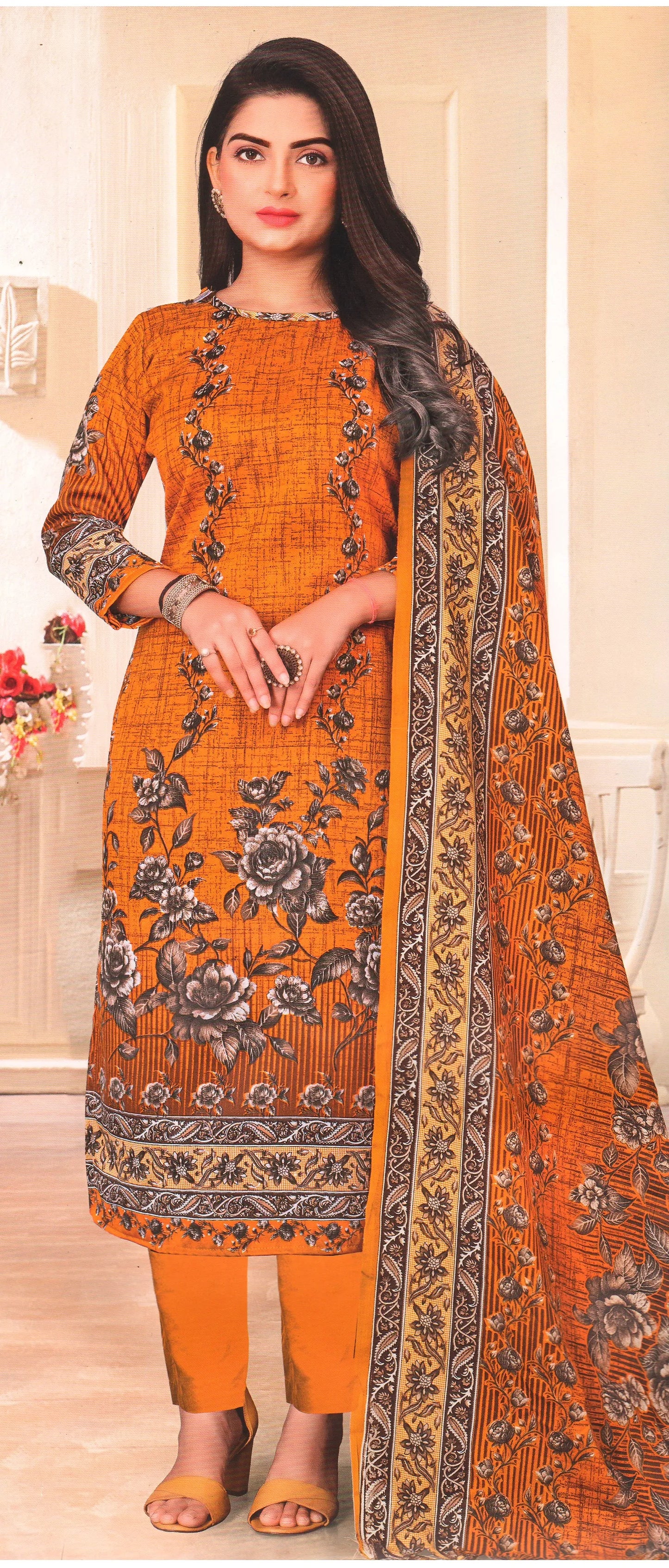 Pashmina Dress Material (Unstitched Salwar Suit)