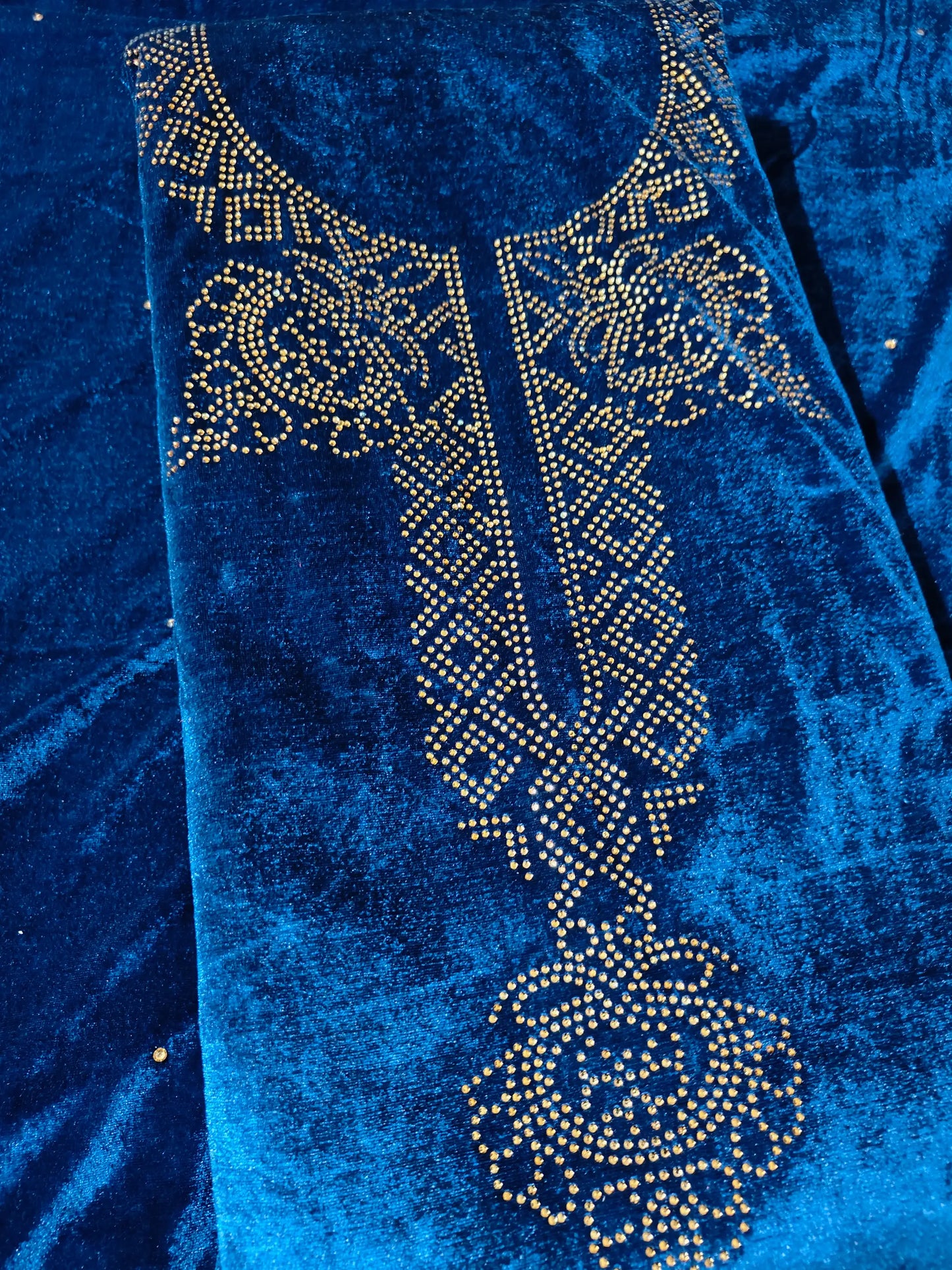 Velvet Dress Material (Unstitched Salwar Suit) - BBQSTYLE