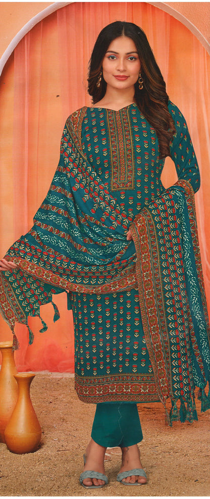 Pashmina Dress Material (Unstitched Salwar Suit)