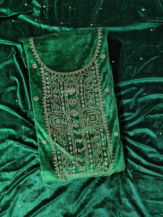 Velvet Dress Material (Unstitched Salwar Suit)