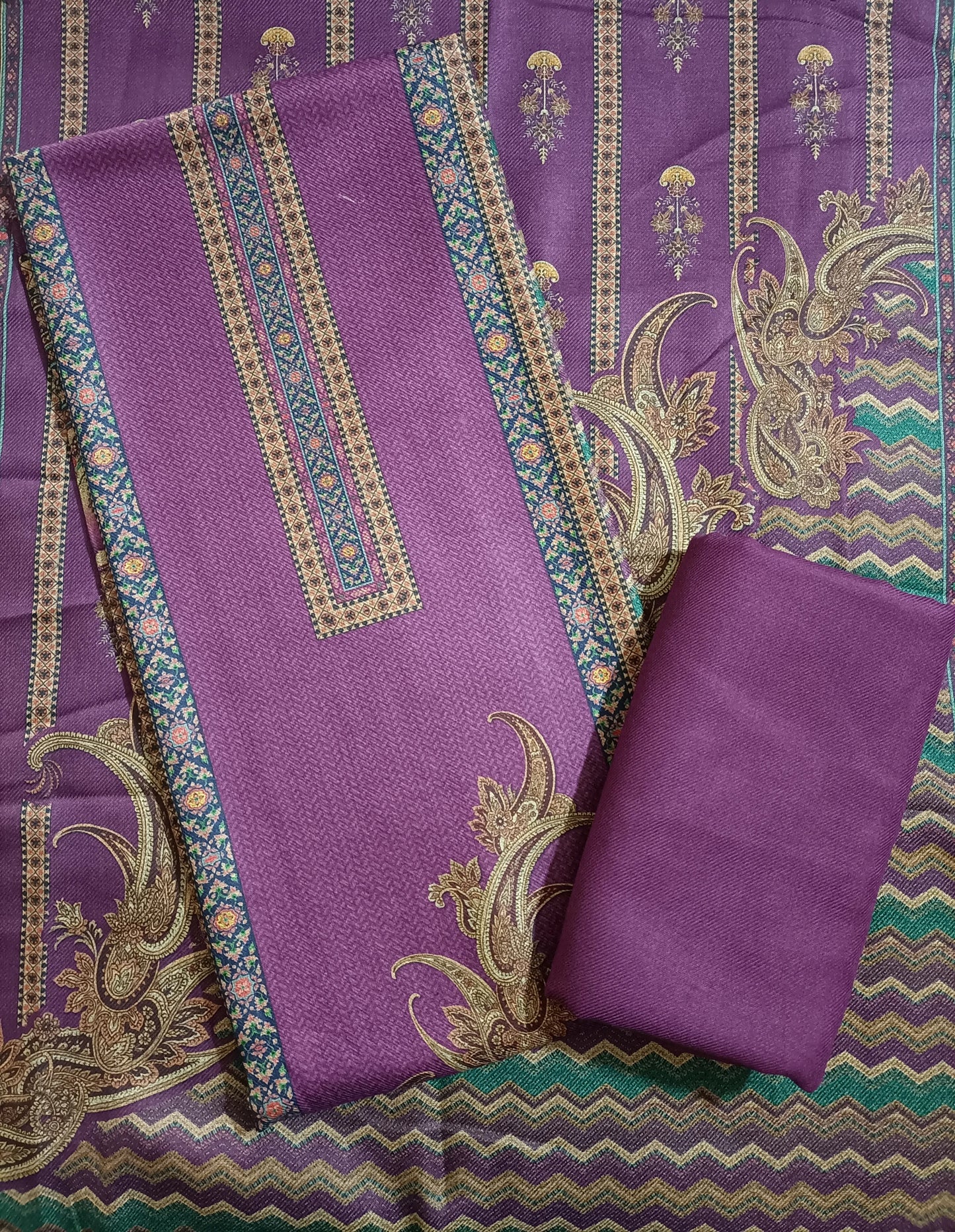 Pashmina Dress Material (Unstitched Salwar Suit)