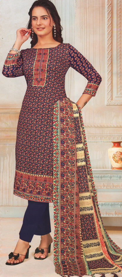 Pashmina Dress Material (Unstitched Salwar Suit)