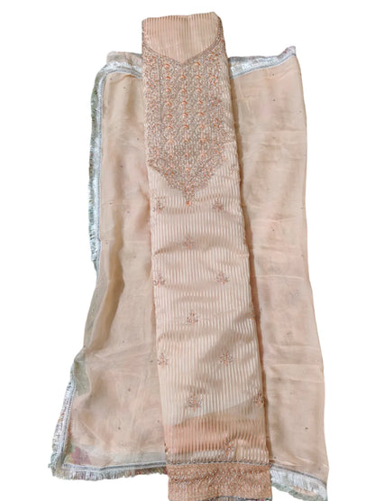 Organza Dress Material (Unstitched Salwar Suit) - BBQSTYLE