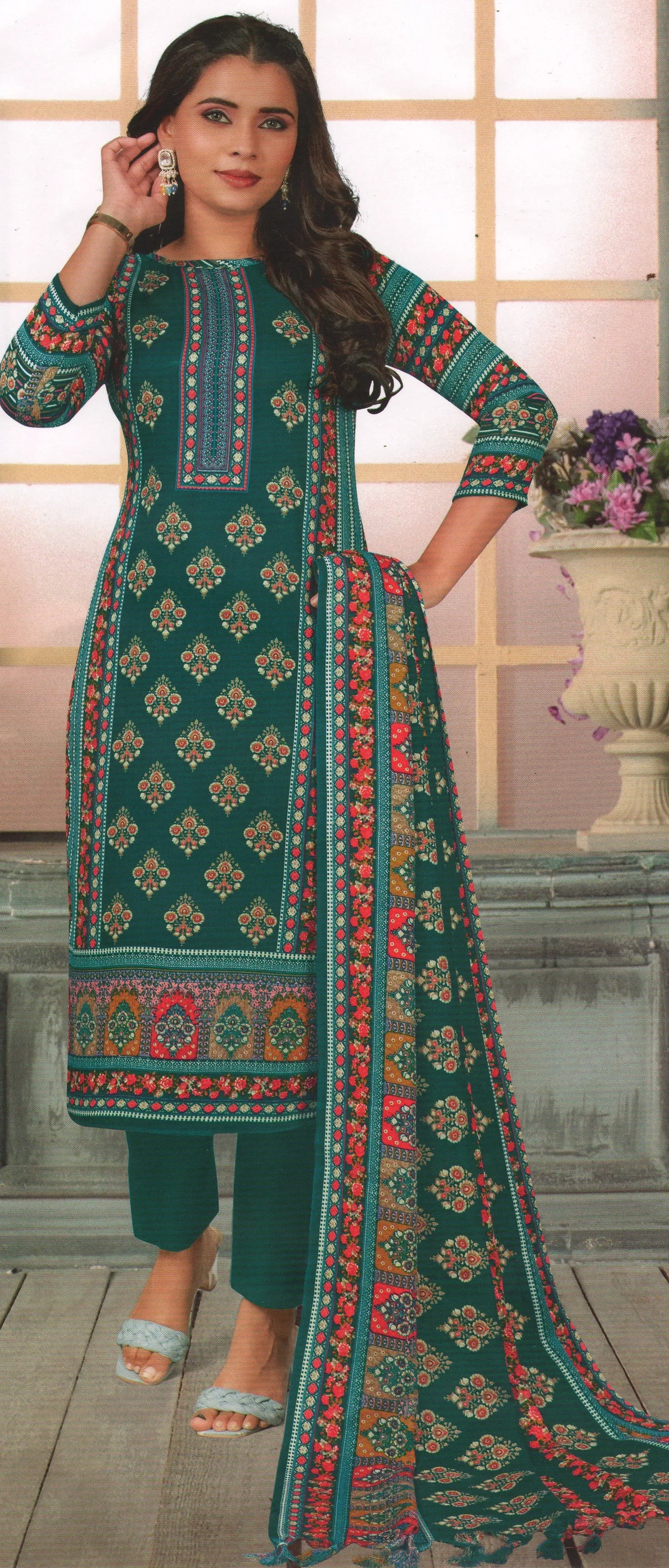 Pashmina Dress Material (Unstitched Salwar Suit)