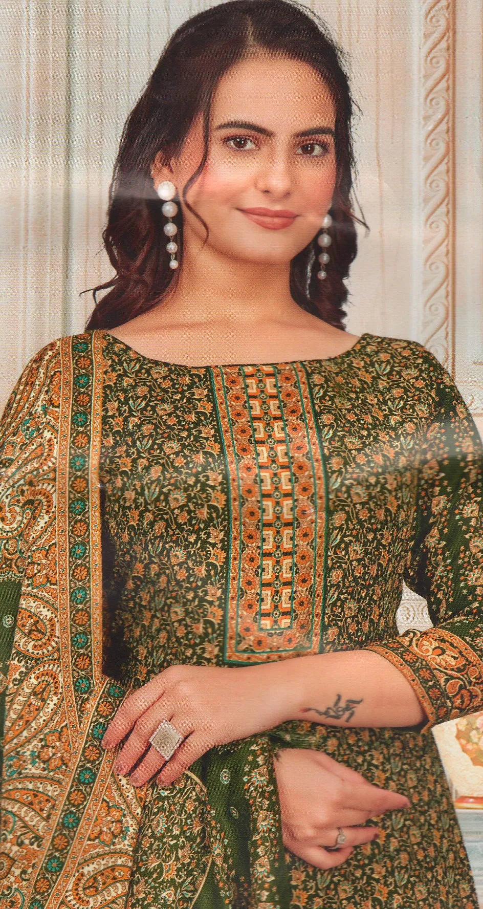 Pashmina Dress Material (Unstitched Salwar Suit)