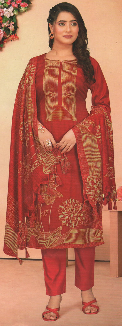 Pashmina Dress Material (Unstitched Salwar Suit)