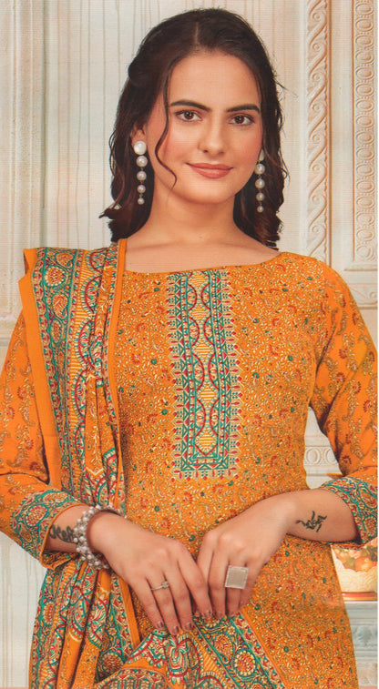 Pashmina Dress Material (Unstitched Salwar Suit)