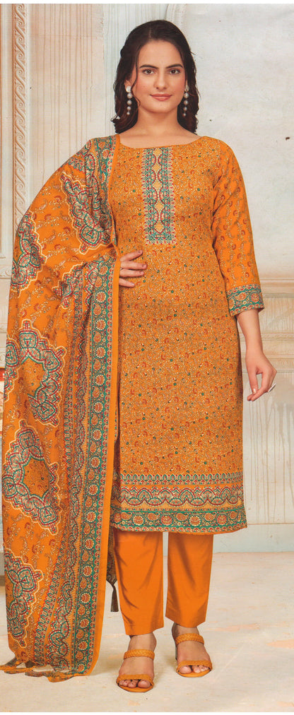 Pashmina Dress Material (Unstitched Salwar Suit)