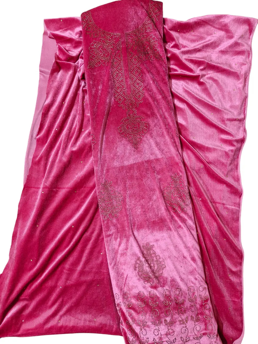 Velvet Dress Material (Unstitched Salwar Suit) - BBQSTYLE