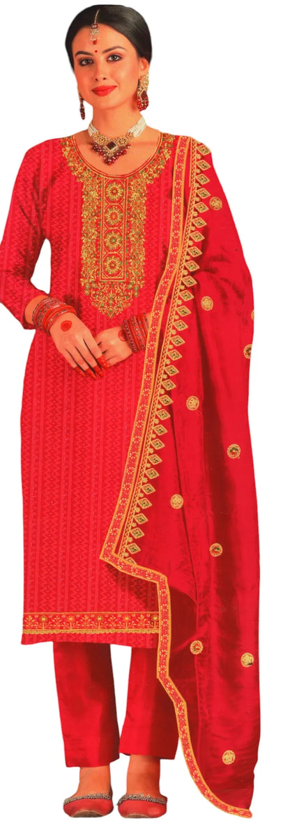 Cotton Salwar Suit Dress Material (Cotton, Unstitched)