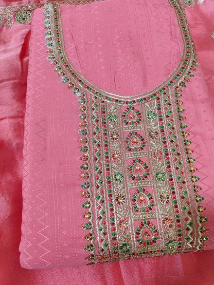 Cotton Salwar Suit Dress Material (Cotton, Unstitched)