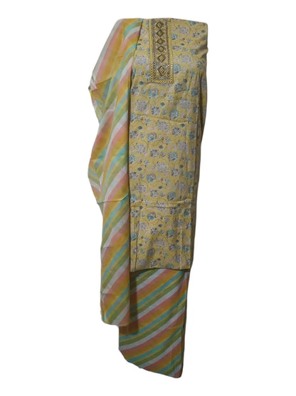 Salwar Suit Dress Material (Cotton, Unstitched)