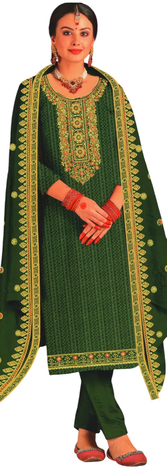 Cotton Salwar Suit Dress Material (Cotton, Unstitched)