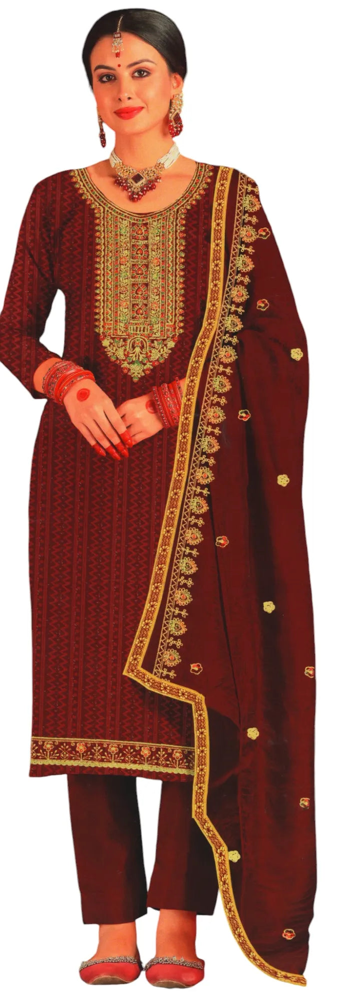 Cotton Salwar Suit Dress Material (Cotton, Unstitched)