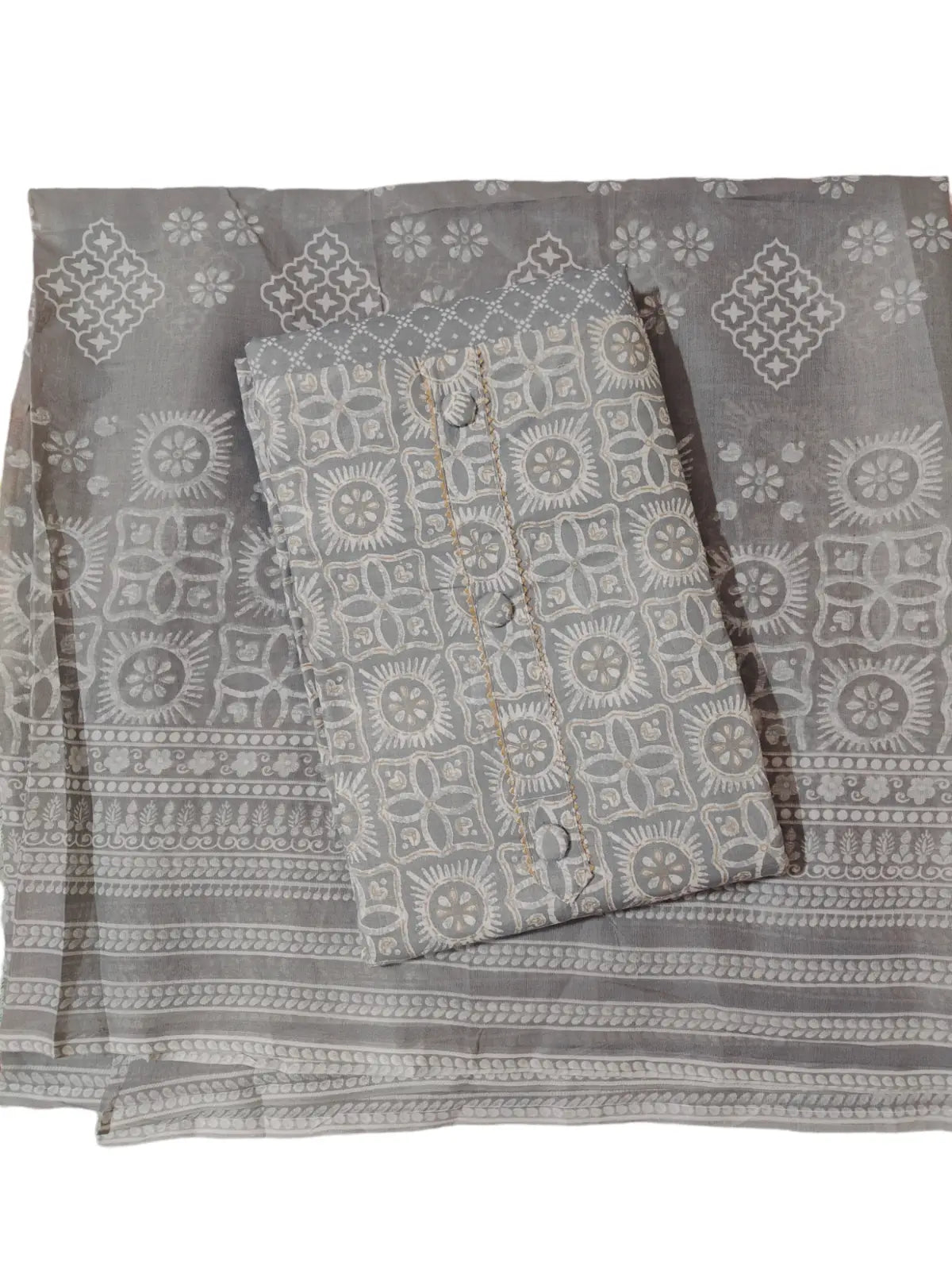 Cotton Dress Material (Unstitched Salwar Suit)- BBQSTYLE