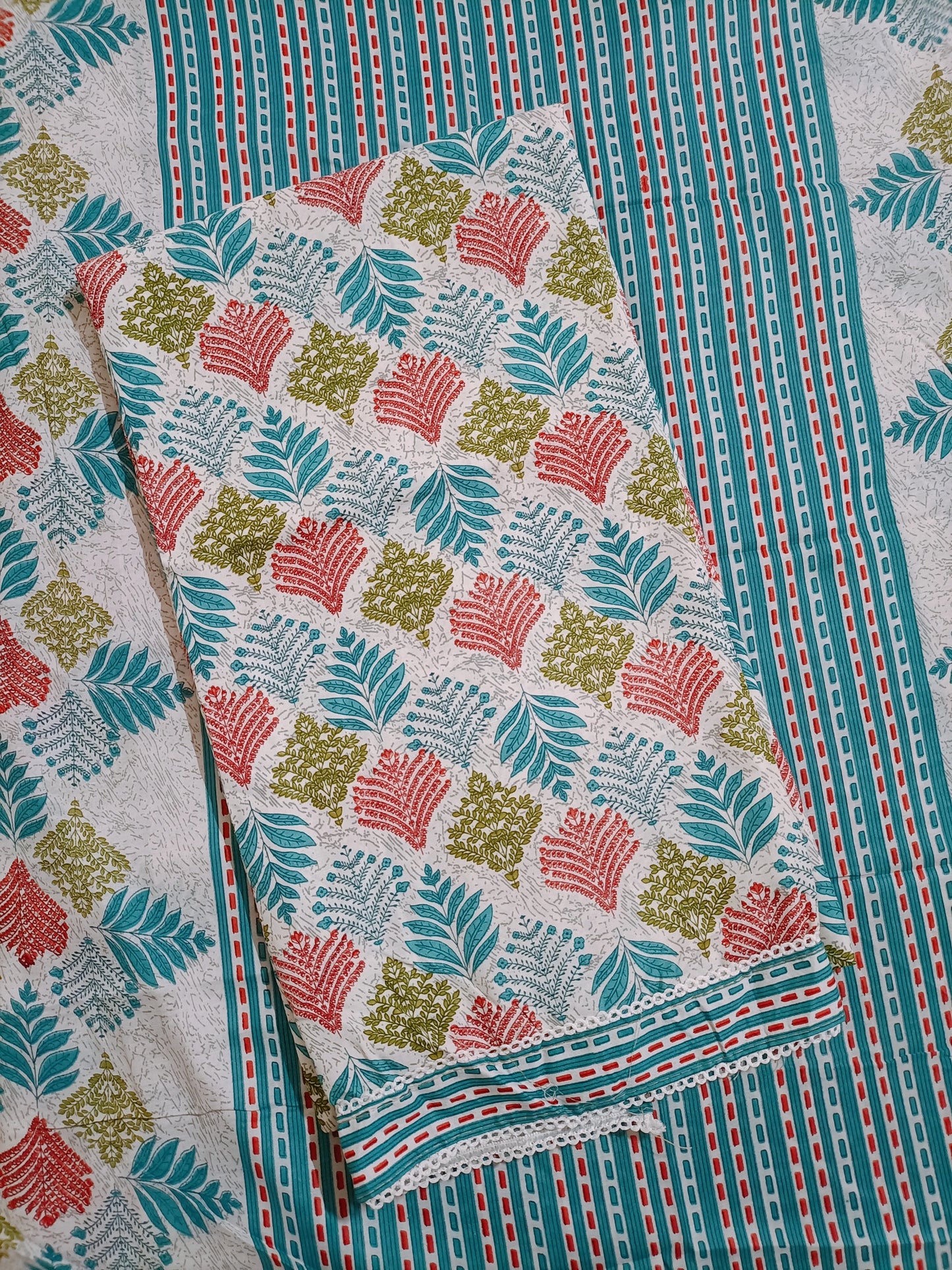 Cotton Salwar Suit Dress Material (Cotton, Unstitched)