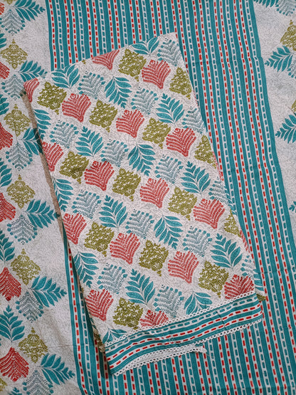 Cotton Salwar Suit Dress Material (Cotton, Unstitched)