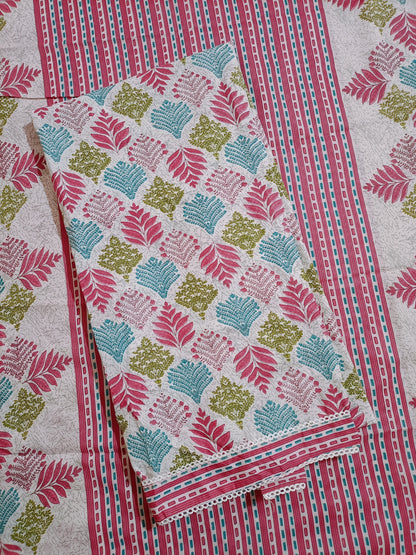 Cotton Salwar Suit Dress Material (Cotton, Unstitched)