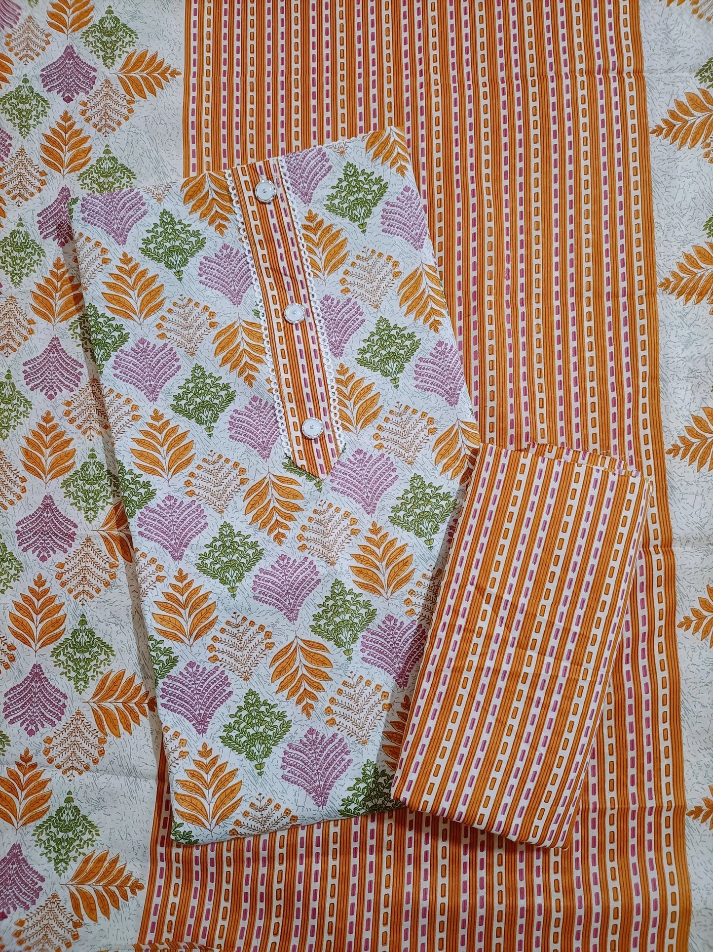 Cotton Salwar Suit Dress Material (Cotton, Unstitched)