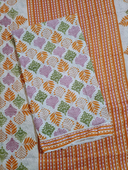 Cotton Salwar Suit Dress Material (Cotton, Unstitched)
