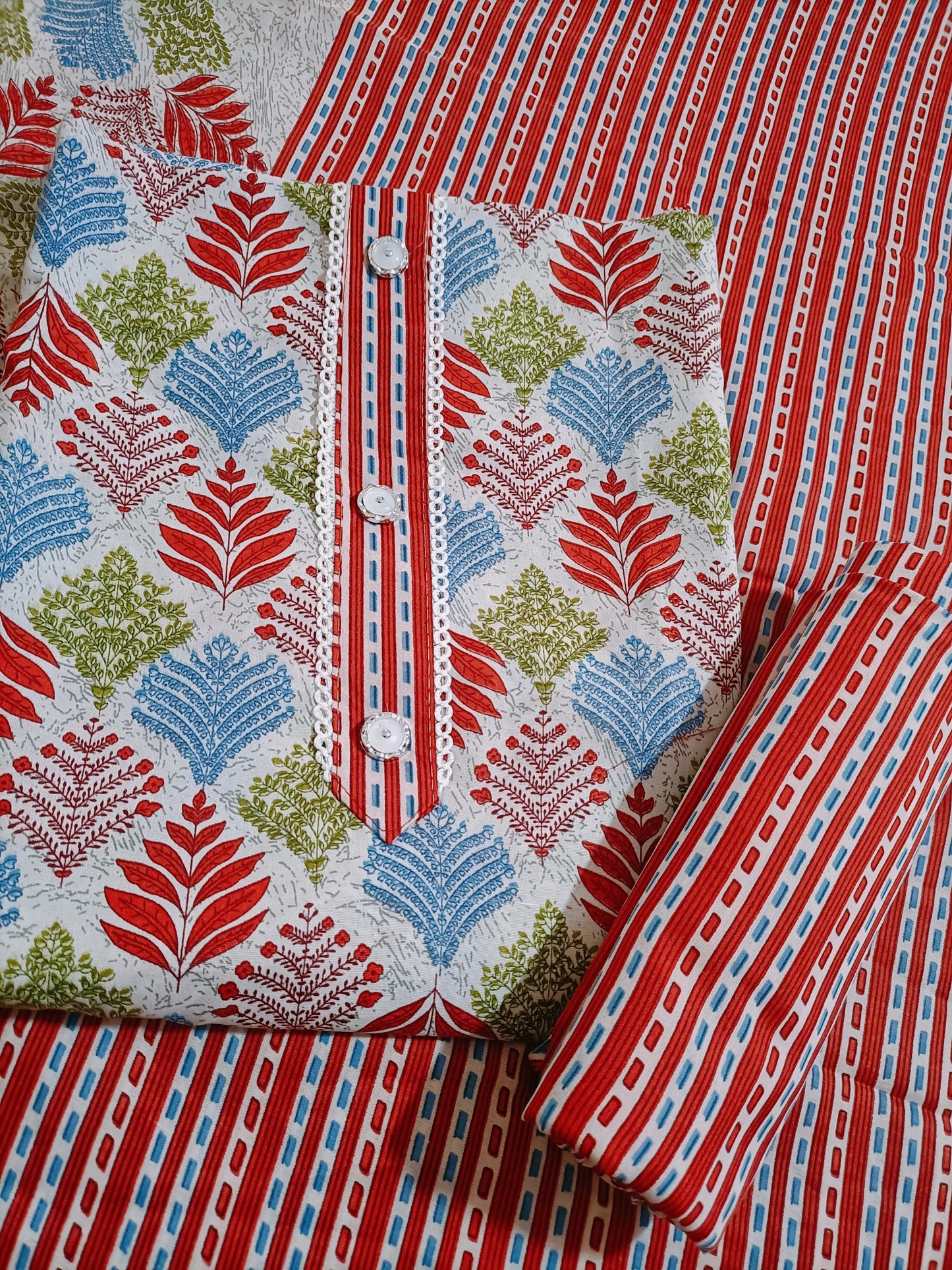 Cotton Salwar Suit Dress Material (Cotton, Unstitched)
