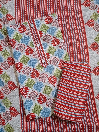 Cotton Salwar Suit Dress Material (Cotton, Unstitched)