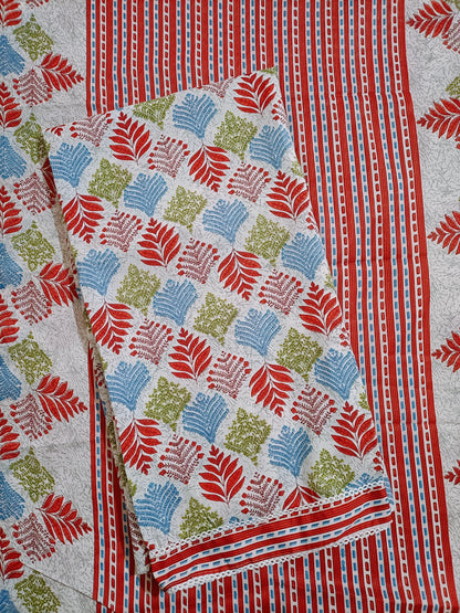 Cotton Salwar Suit Dress Material (Cotton, Unstitched)