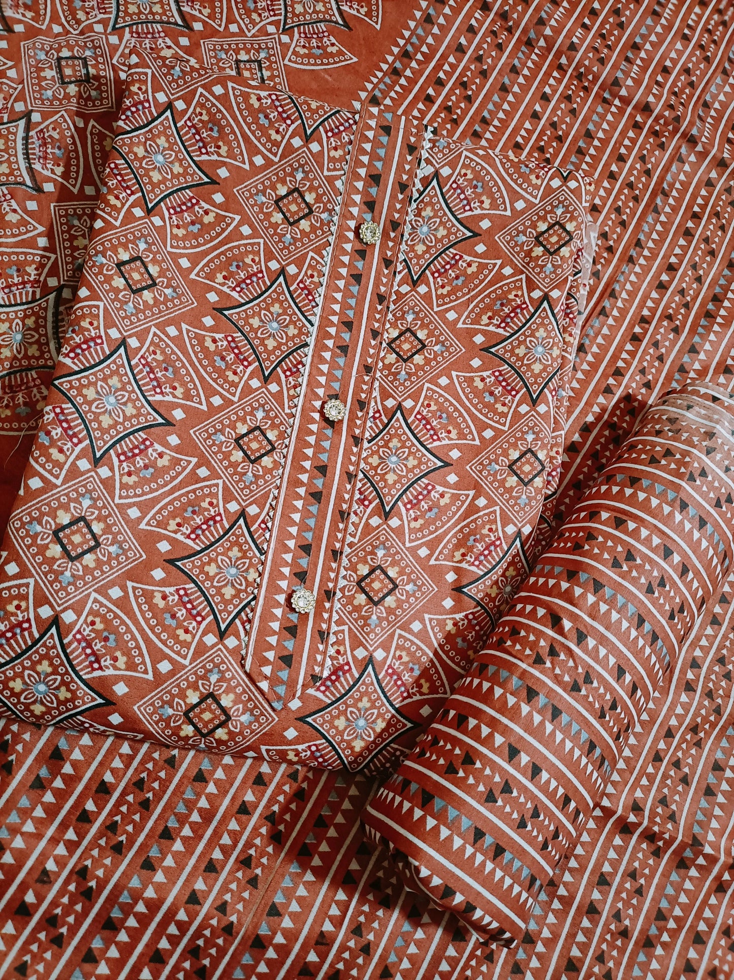 Cotton Salwar Suit Dress Material (Cotton, Unstitched)