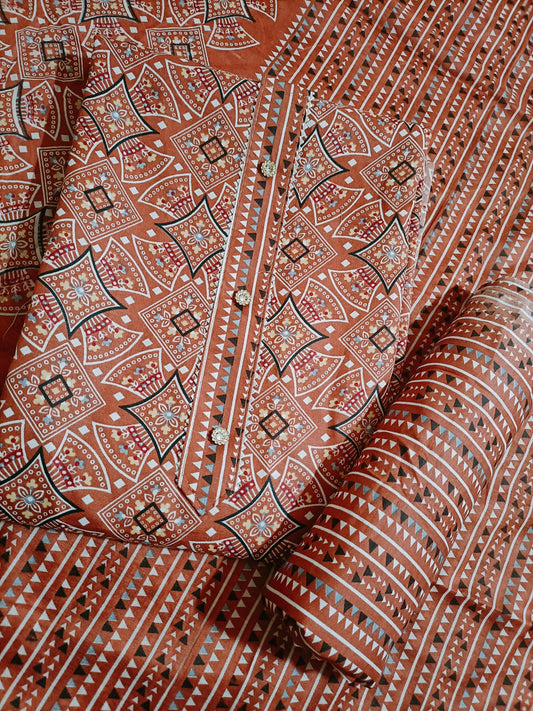 Cotton Salwar Suit Dress Material (Cotton, Unstitched)