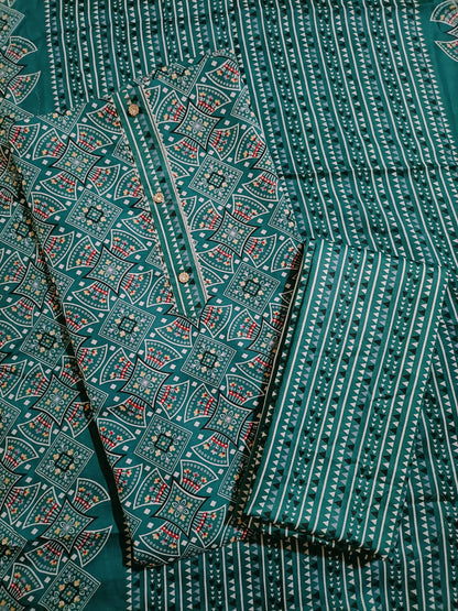Cotton Salwar Suit Dress Material (Cotton, Unstitched)