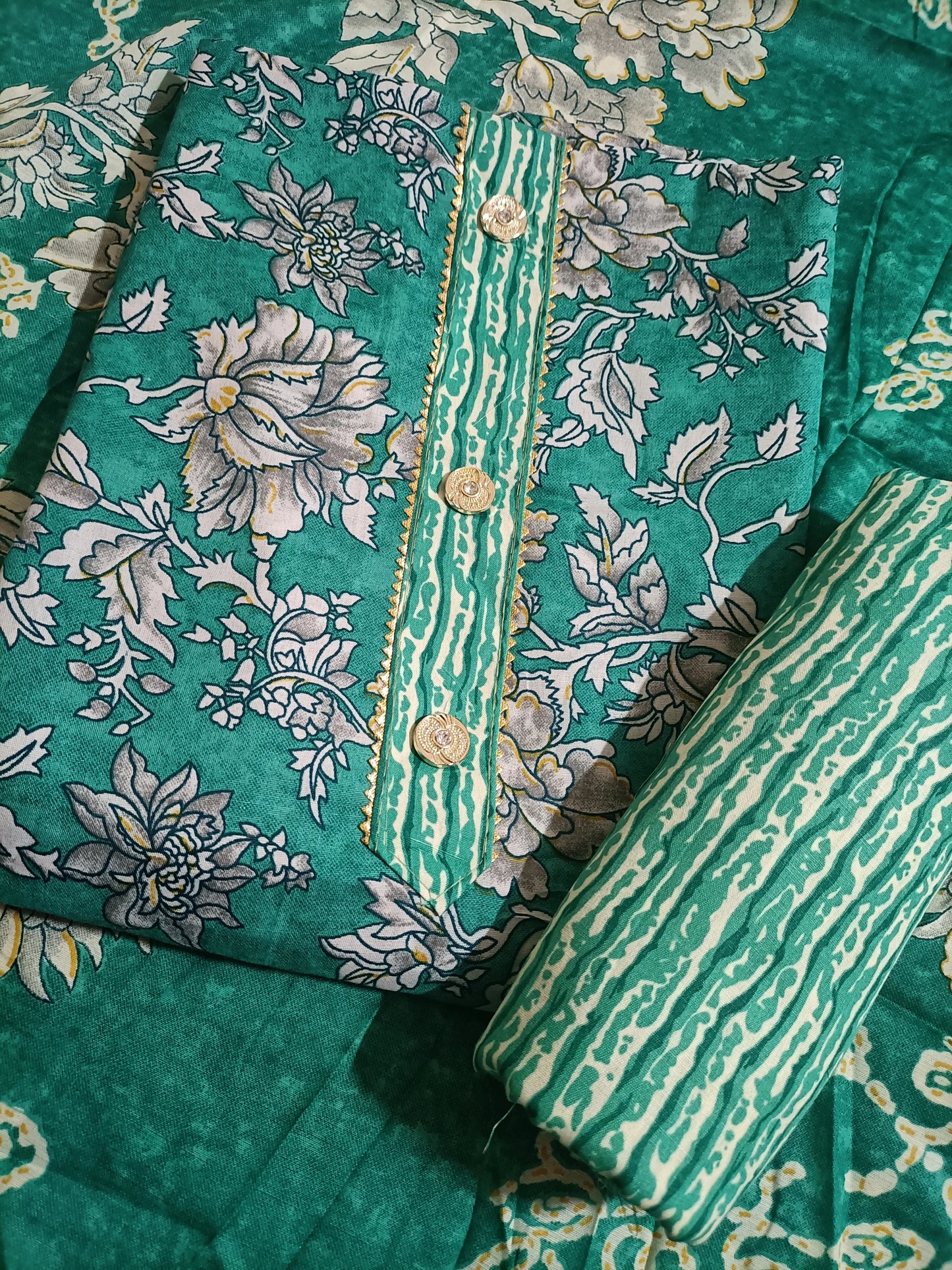 Cotton Salwar Suit Dress Material (Cotton, Unstitched)