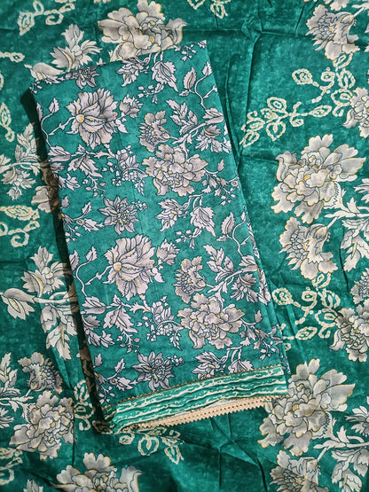 Cotton Salwar Suit Dress Material (Cotton, Unstitched)