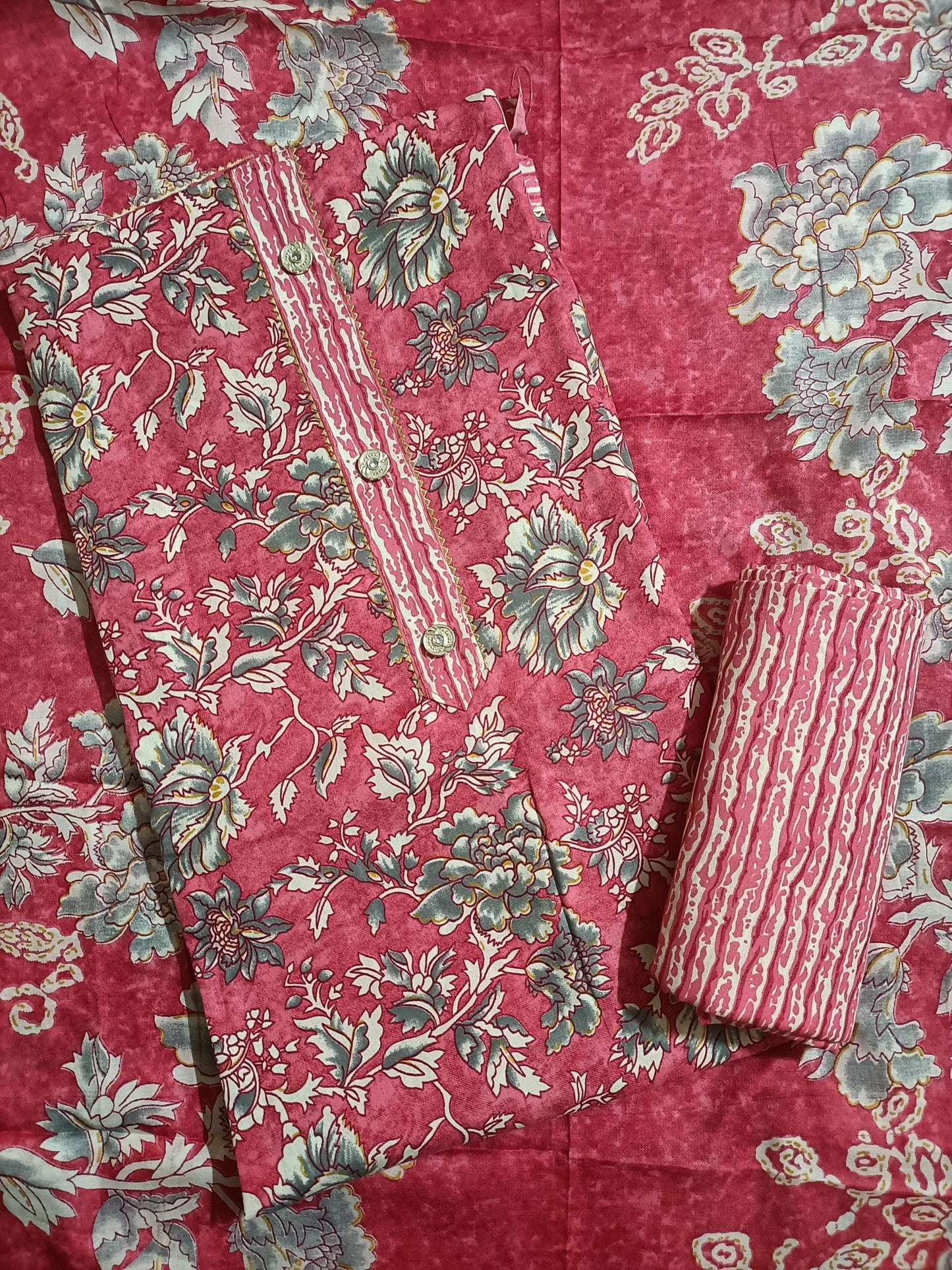 Cotton Salwar Suit Dress Material (Cotton, Unstitched)
